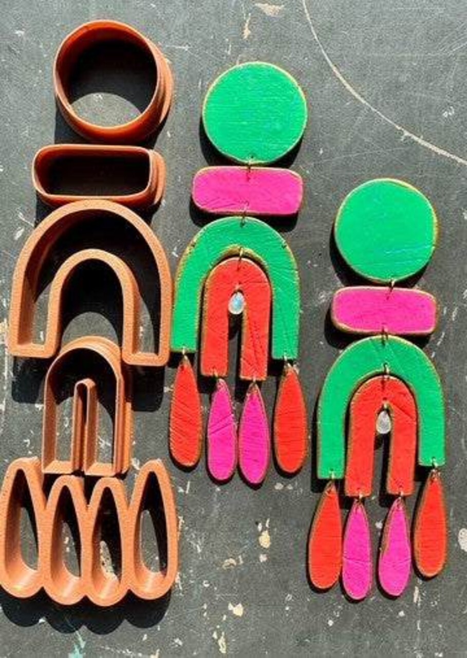 RUSTED CHANDELIER | THERETRODOLLHOUSE COLLAB | POLYMER CLAY CUTTER